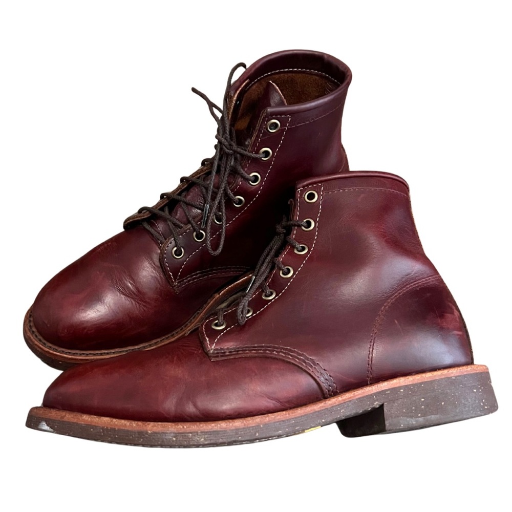 Chippewa x LL Bean Oxblood Leather Boots
